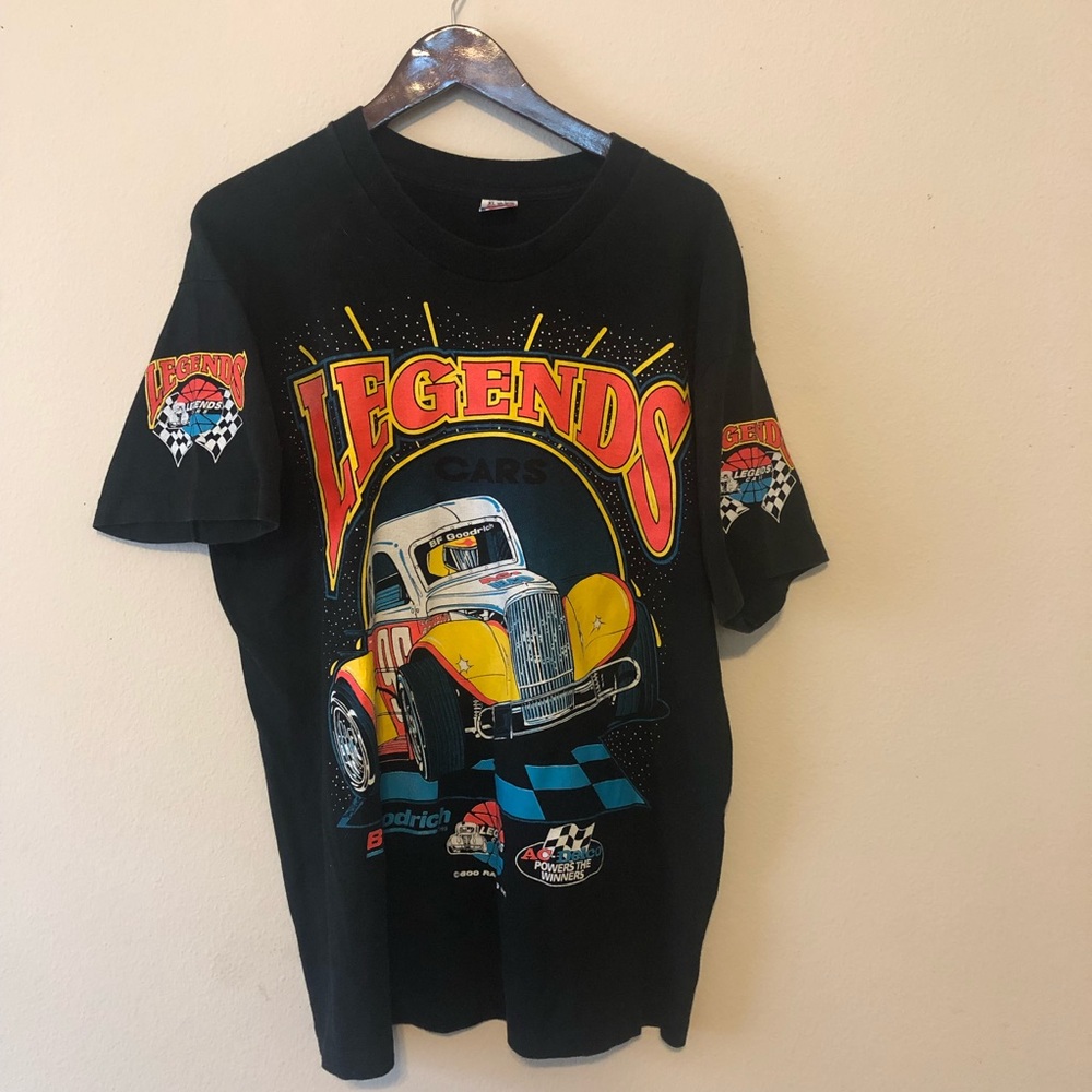Vintage Legends Cars Shirt Size XL Nascar 90s